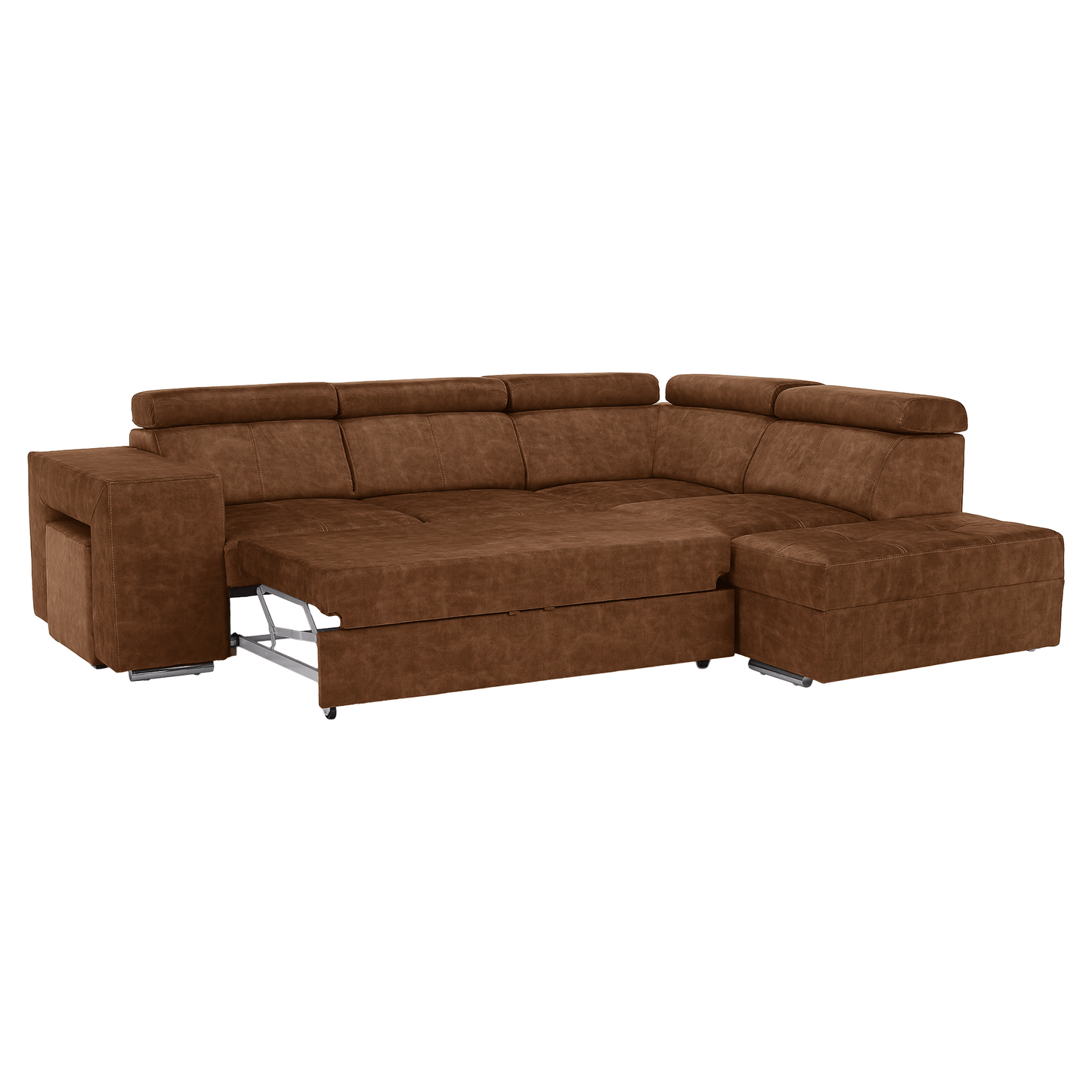 Set canapea, maro, pe dreapta, MALAGA