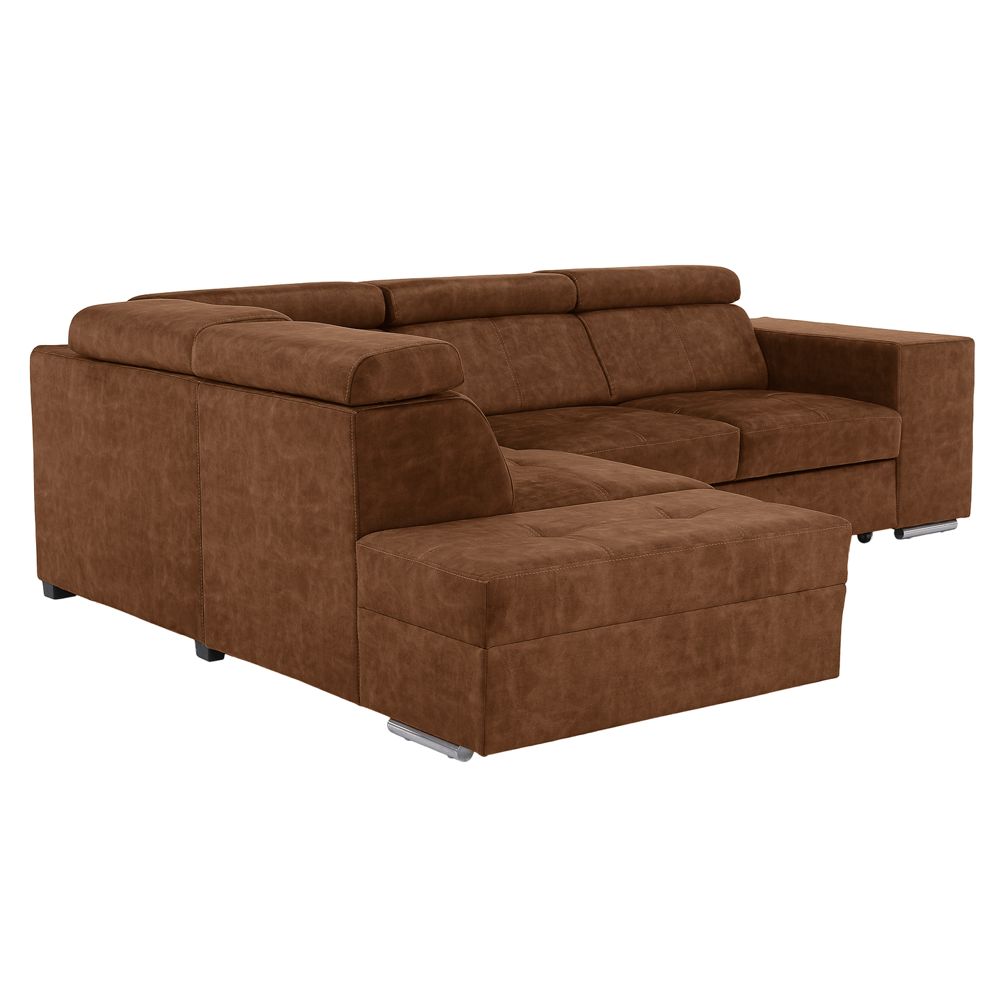 Set canapea, maro, pe stânga, MALAGA