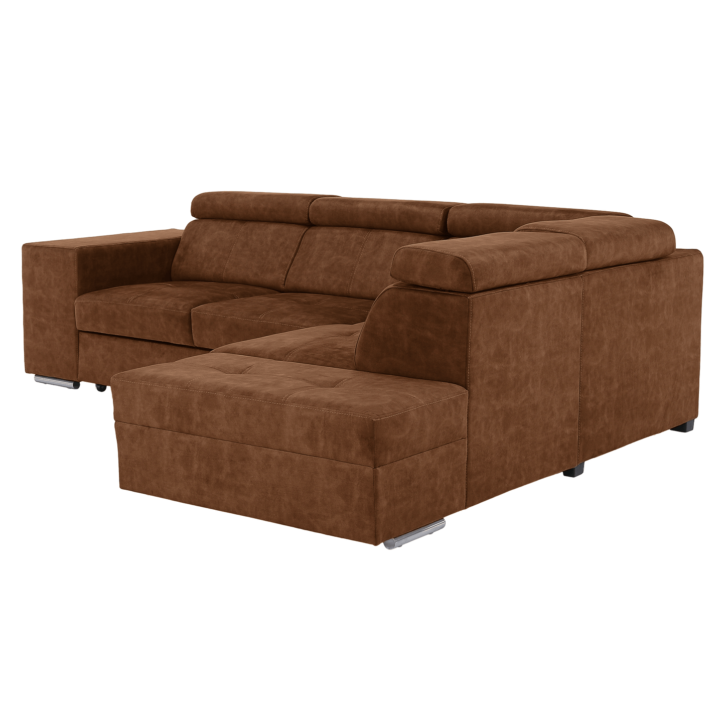 Set canapea, maro, pe dreapta, MALAGA