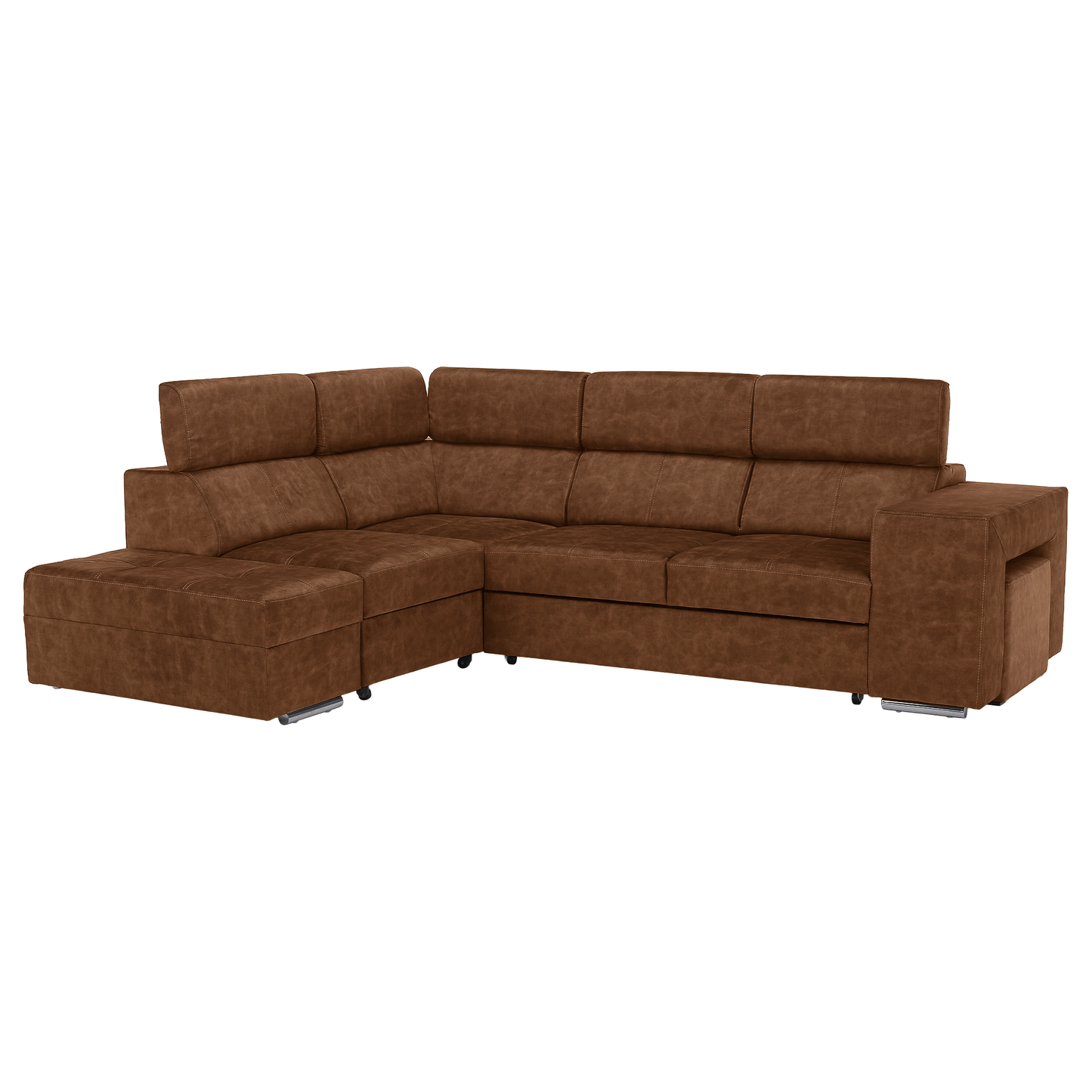 Set canapea, maro, pe stânga, MALAGA