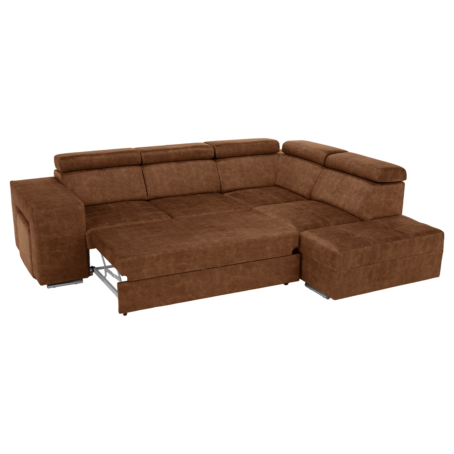 Set canapea, maro, pe dreapta, MALAGA