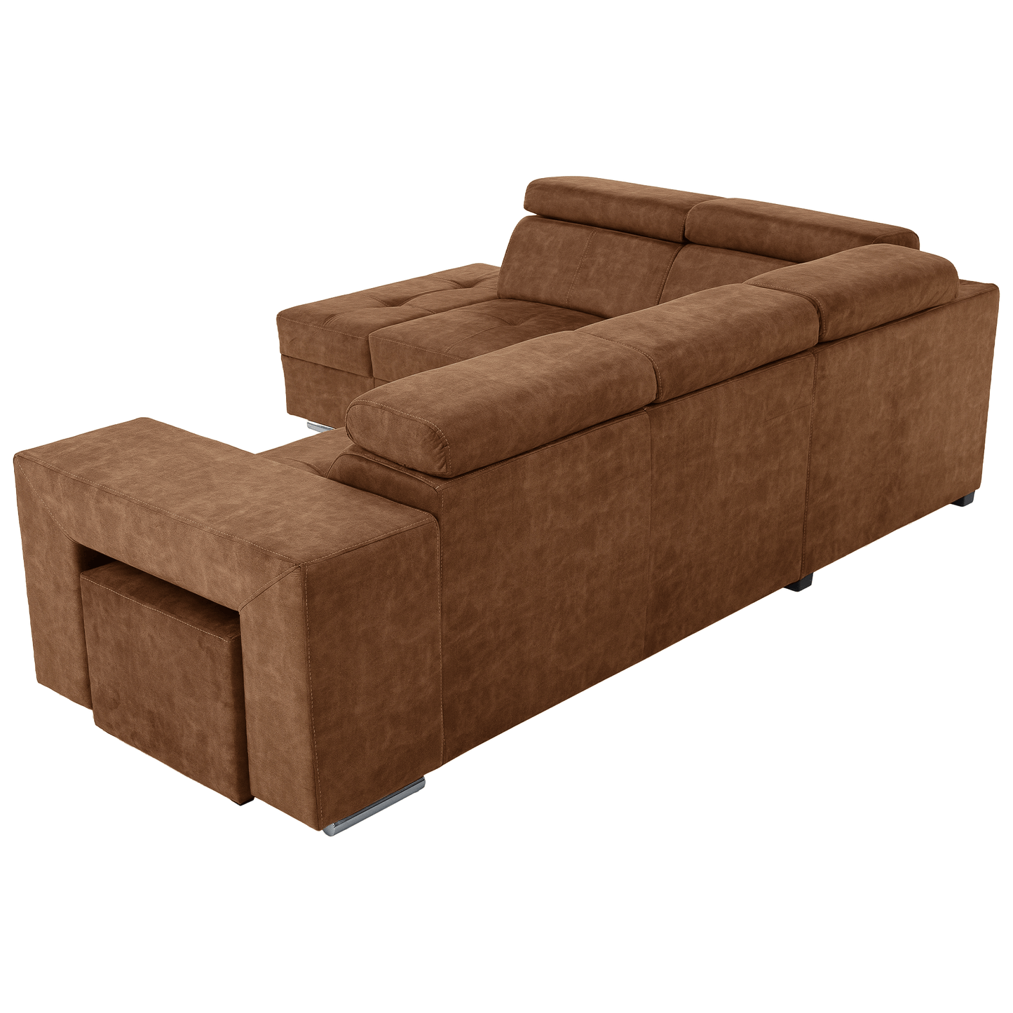 Set canapea, maro, pe stânga, MALAGA