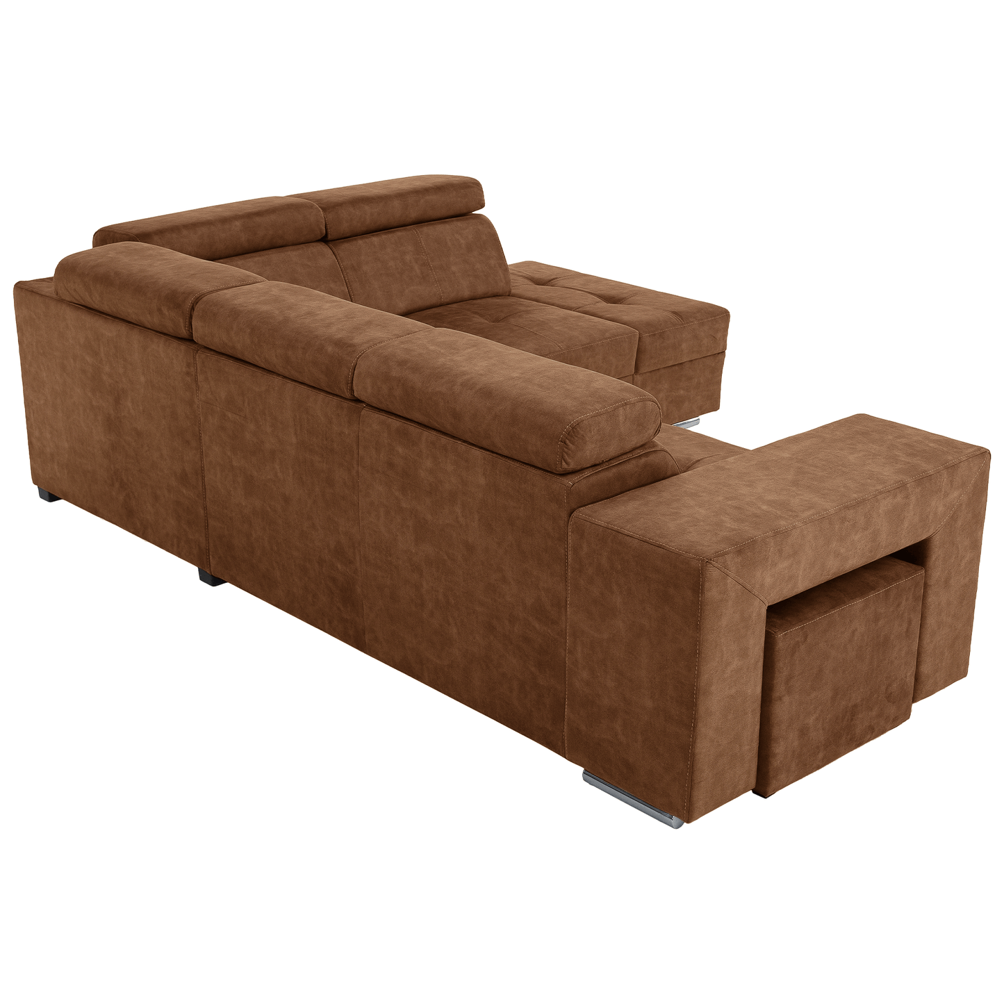 Set canapea, maro, pe dreapta, MALAGA