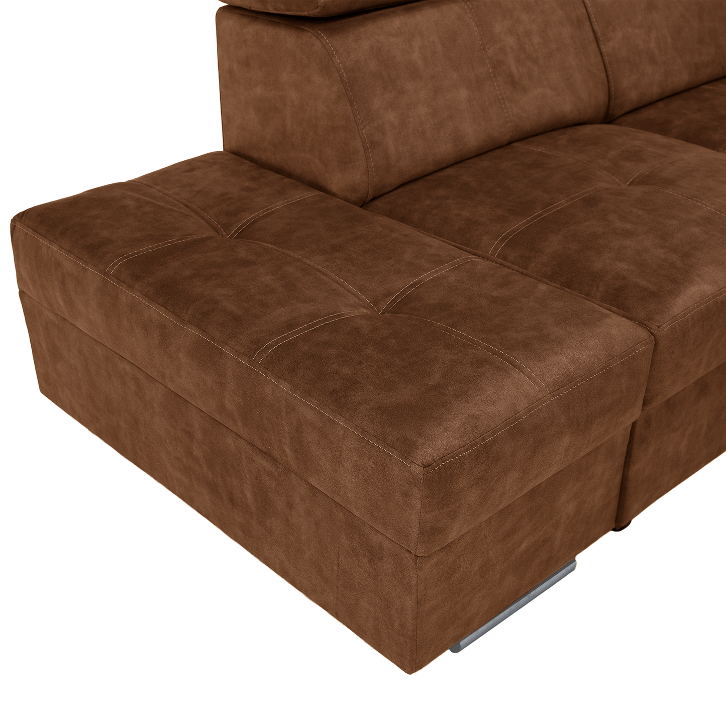 Set canapea, maro, pe stânga, MALAGA