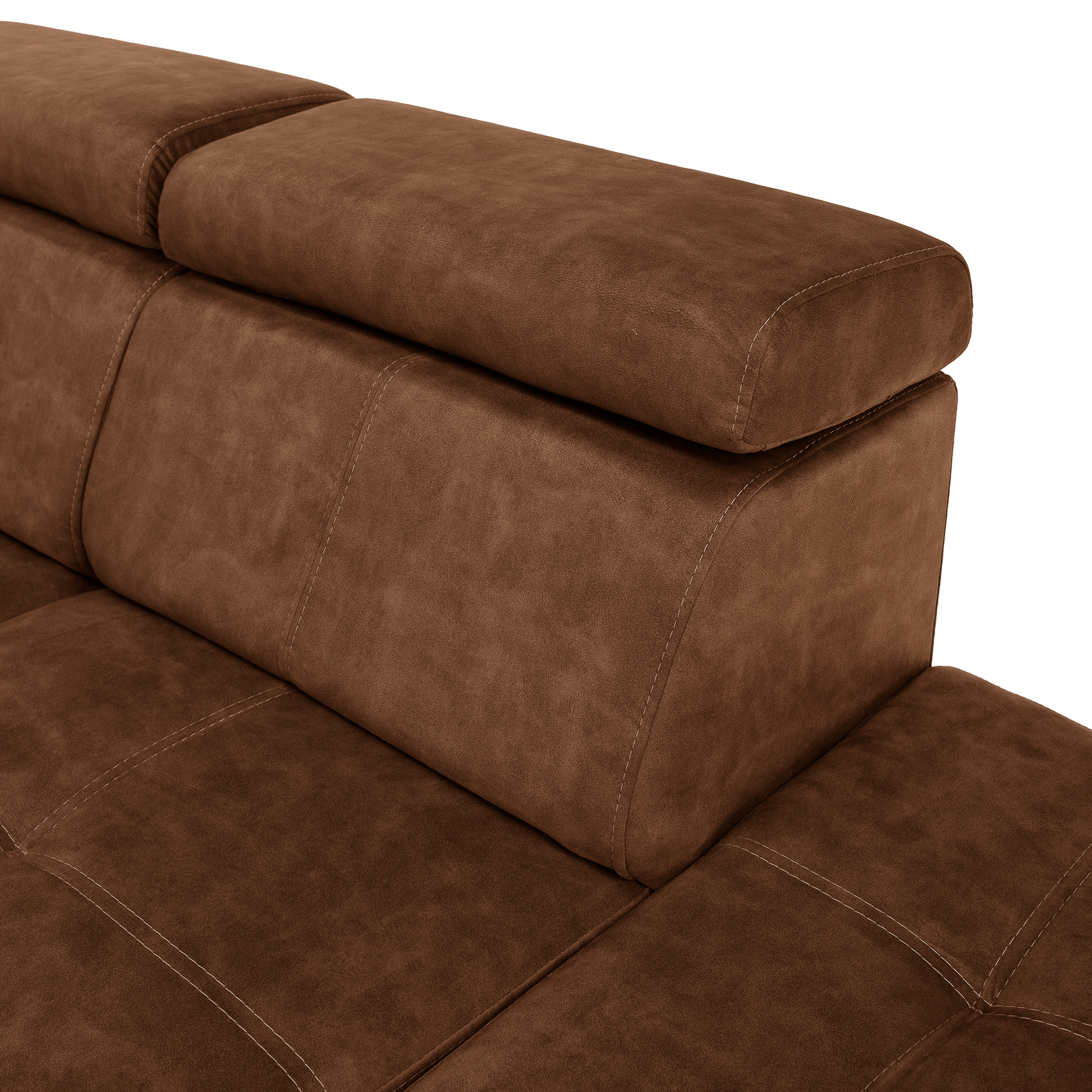 Set canapea, maro, pe dreapta, MALAGA