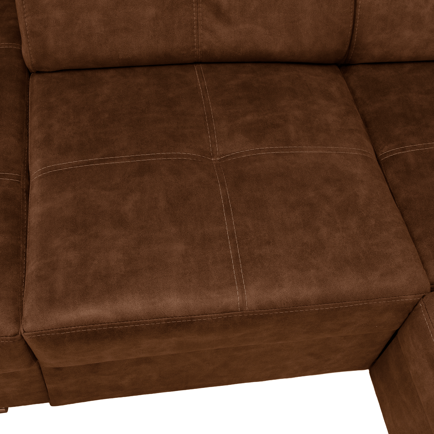 Set canapea, maro, pe stânga, MALAGA