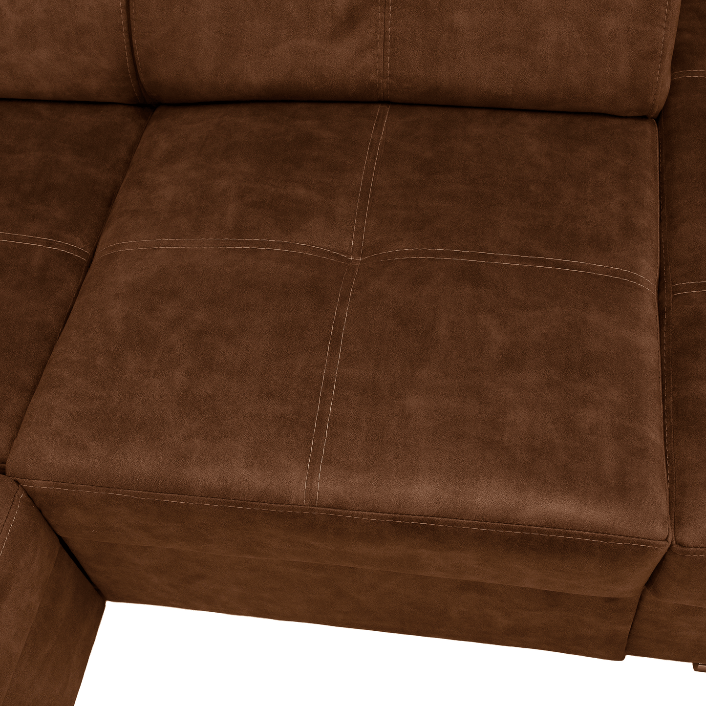 Set canapea, maro, pe dreapta, MALAGA