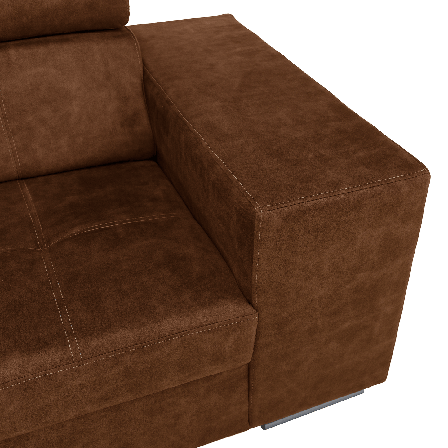 Set canapea, maro, pe stânga, MALAGA