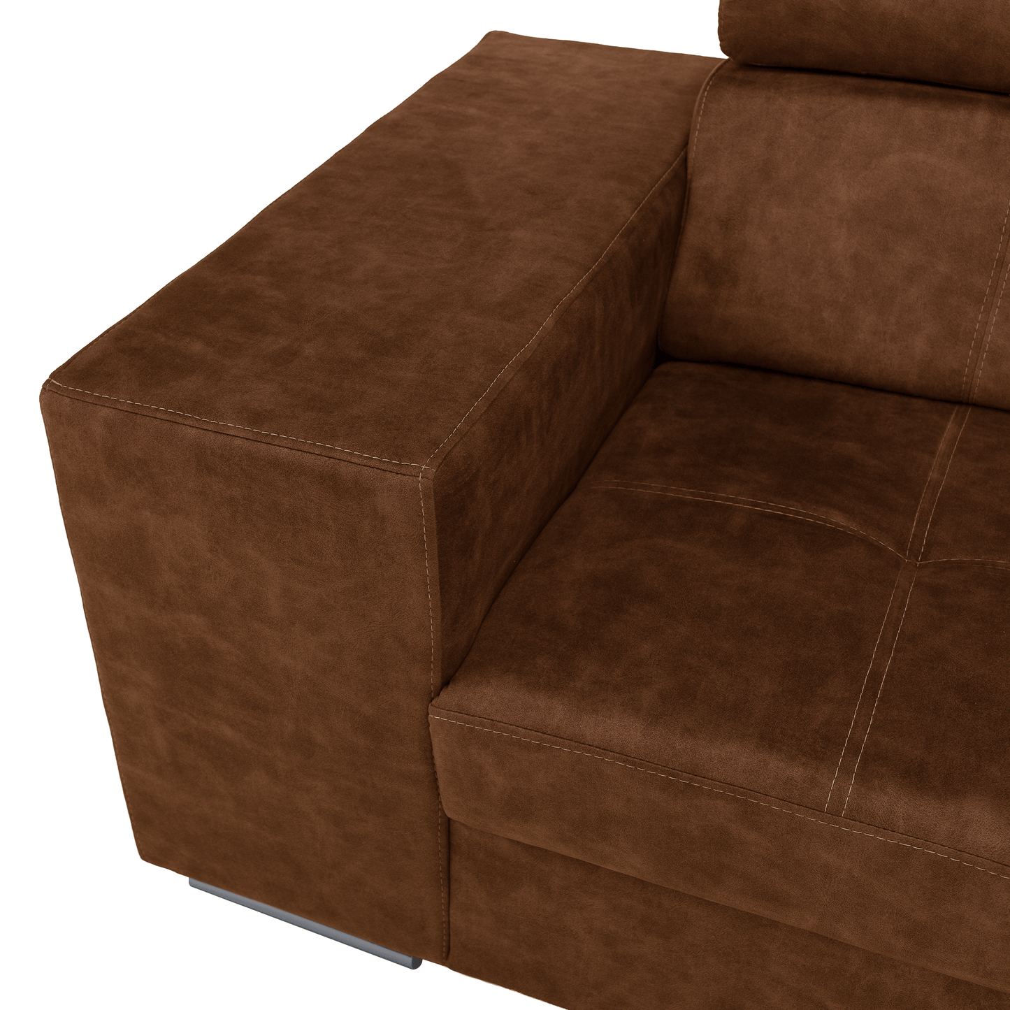 Set canapea, maro, pe dreapta, MALAGA