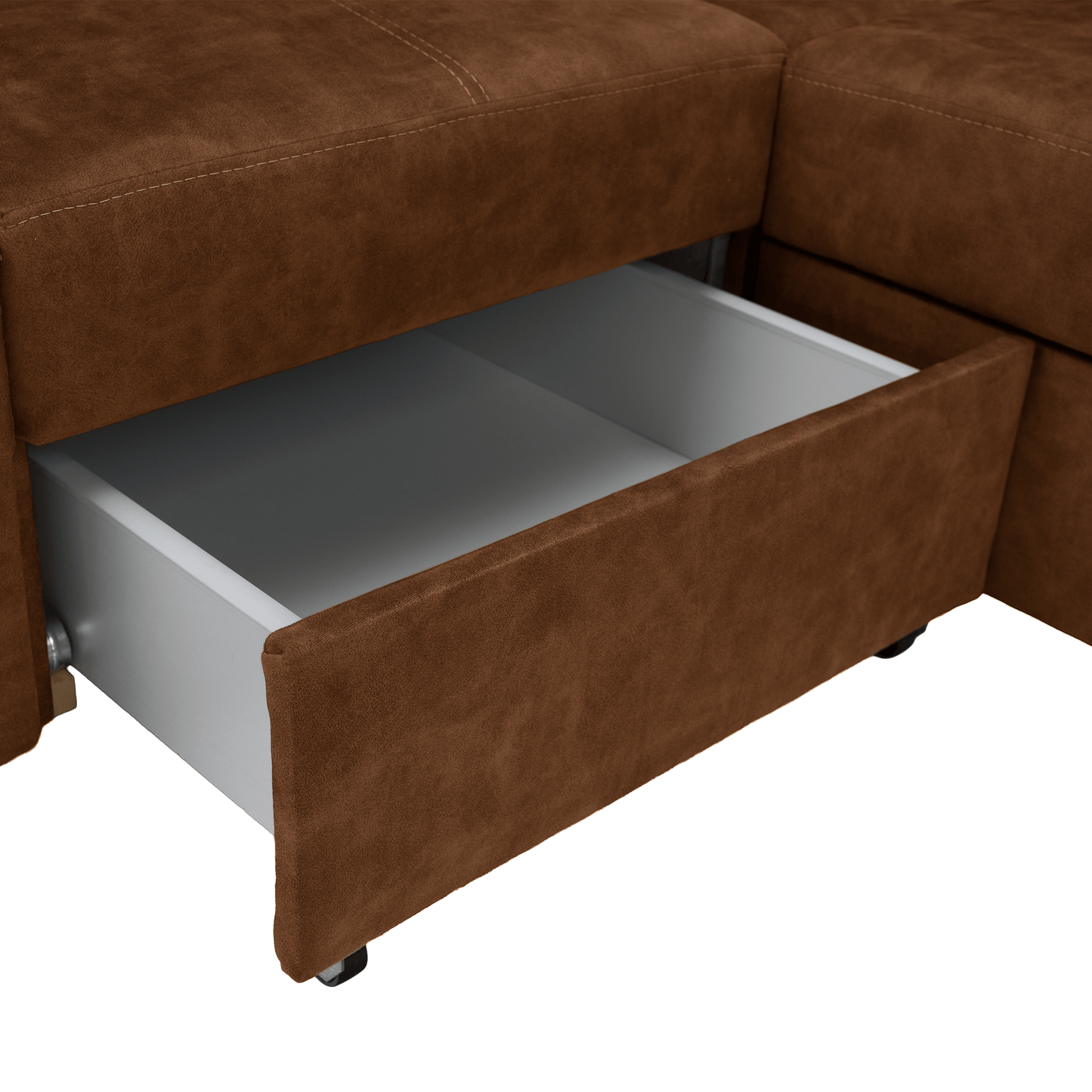 Set canapea, maro, pe stânga, MALAGA