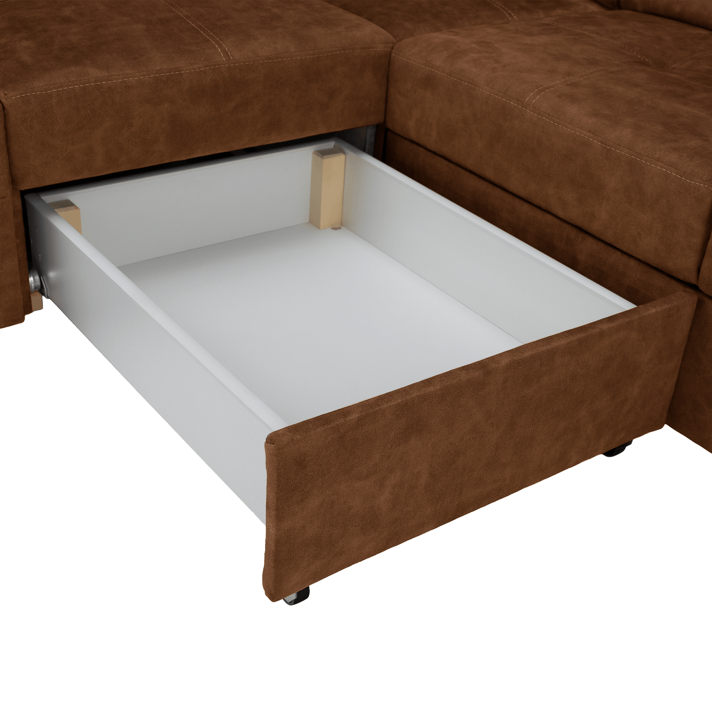 Set canapea, maro, pe stânga, MALAGA