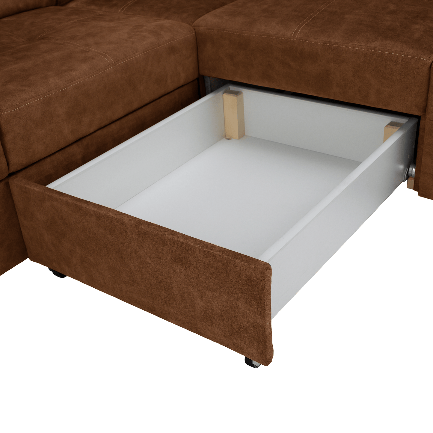 Set canapea, maro, pe dreapta, MALAGA