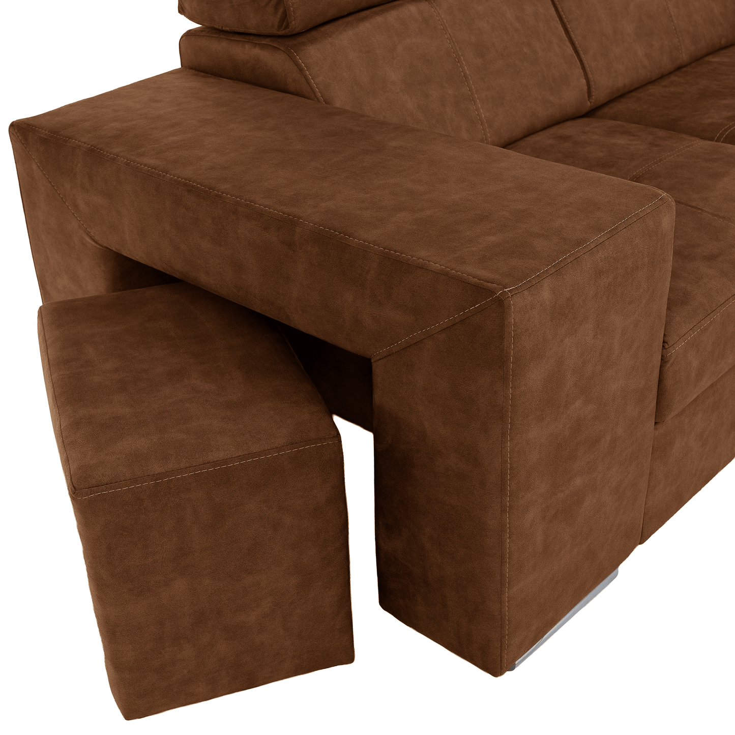 Set canapea, maro, pe dreapta, MALAGA