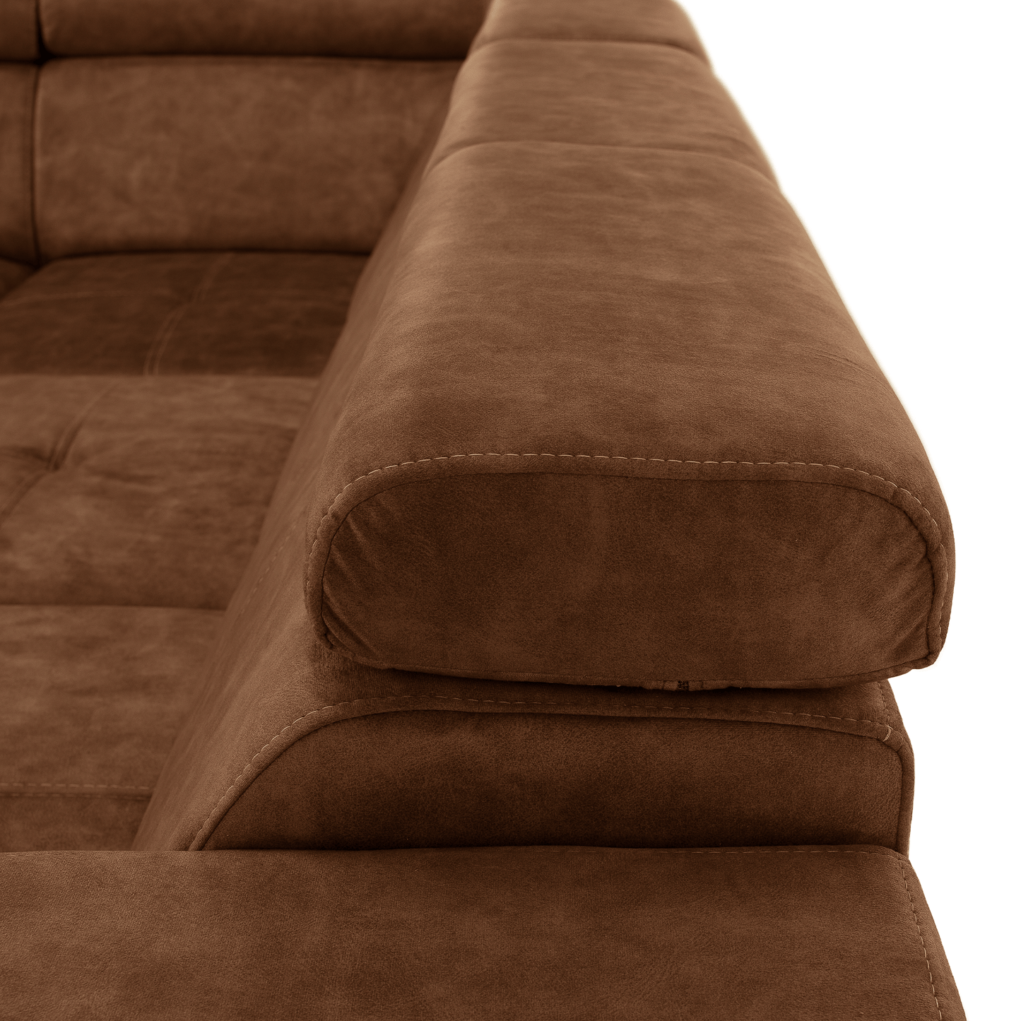 Set canapea, maro, pe stânga, MALAGA