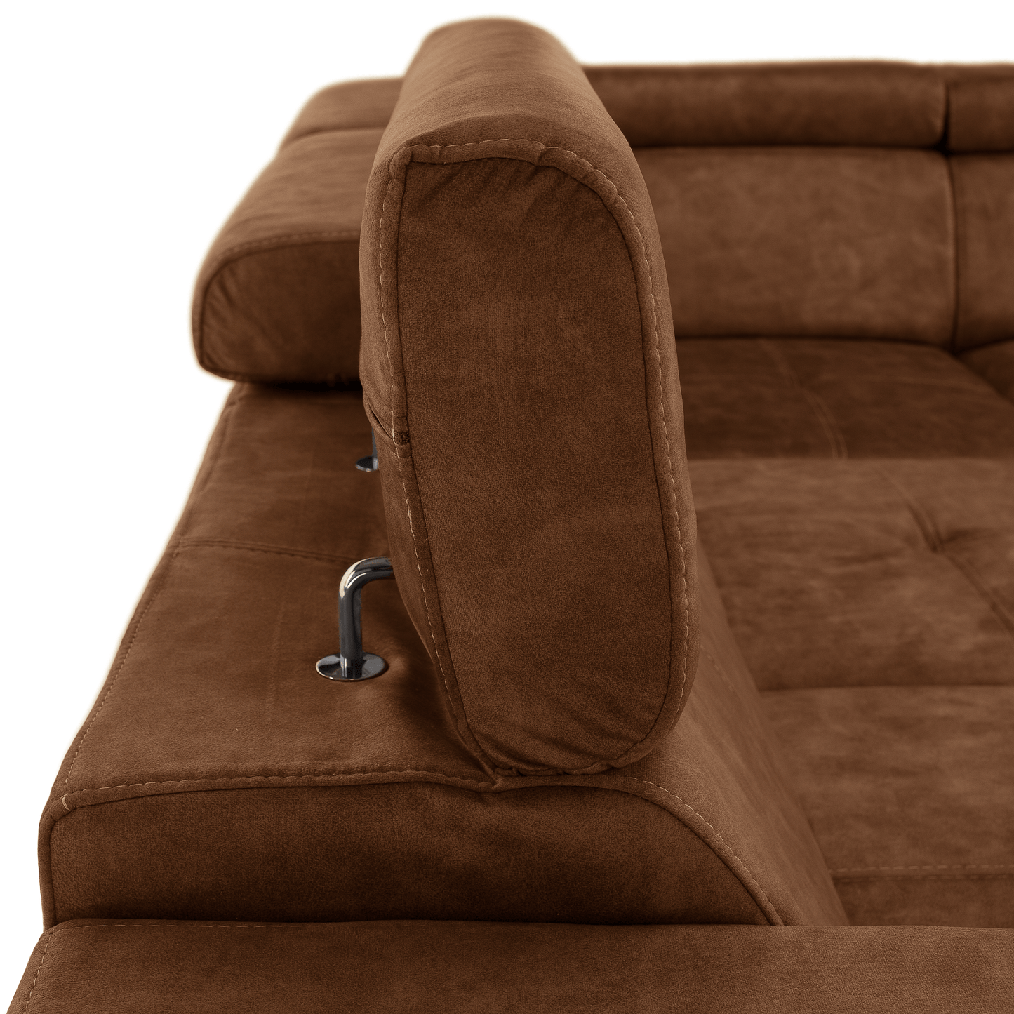 Set canapea, maro, pe dreapta, MALAGA