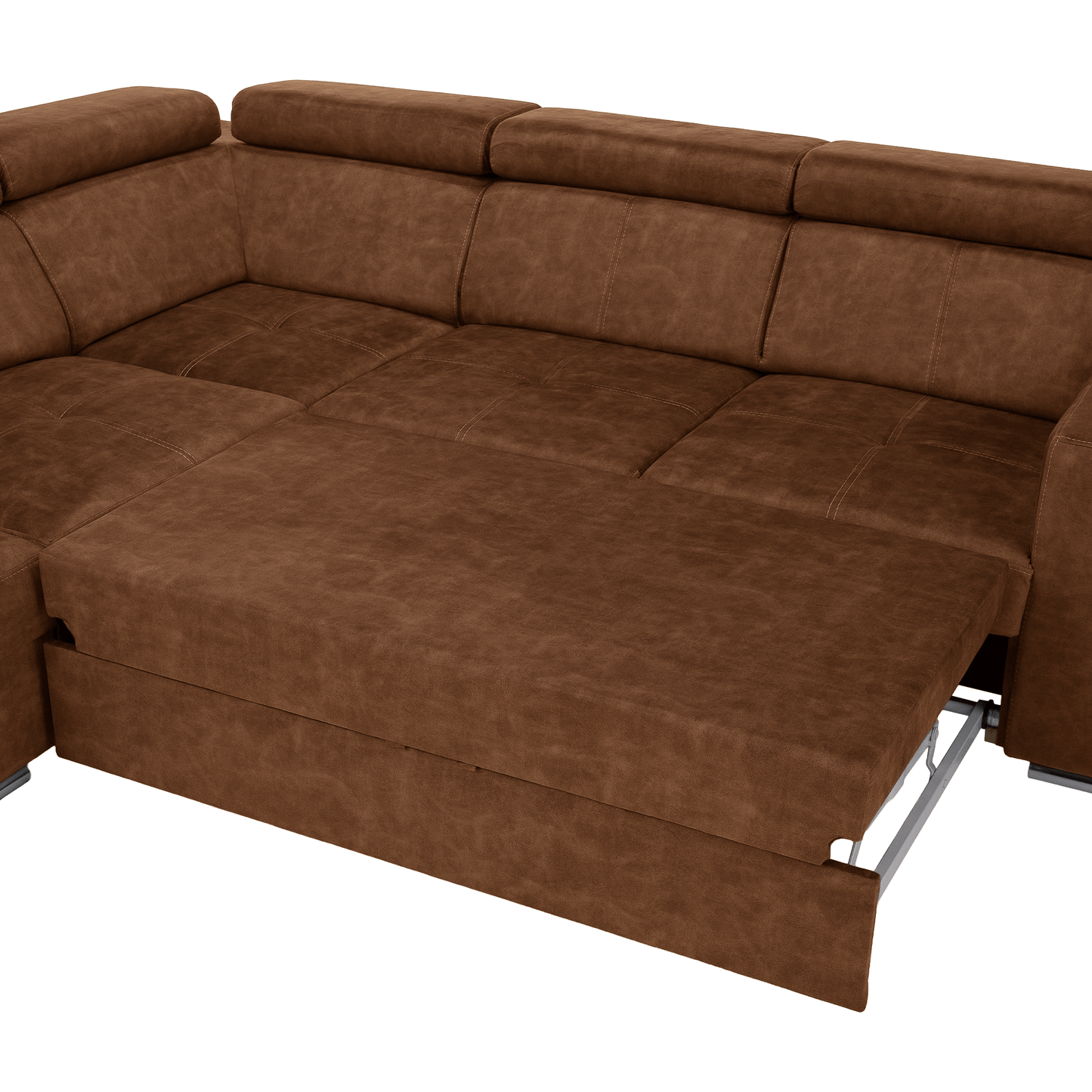 Set canapea, maro, pe stânga, MALAGA