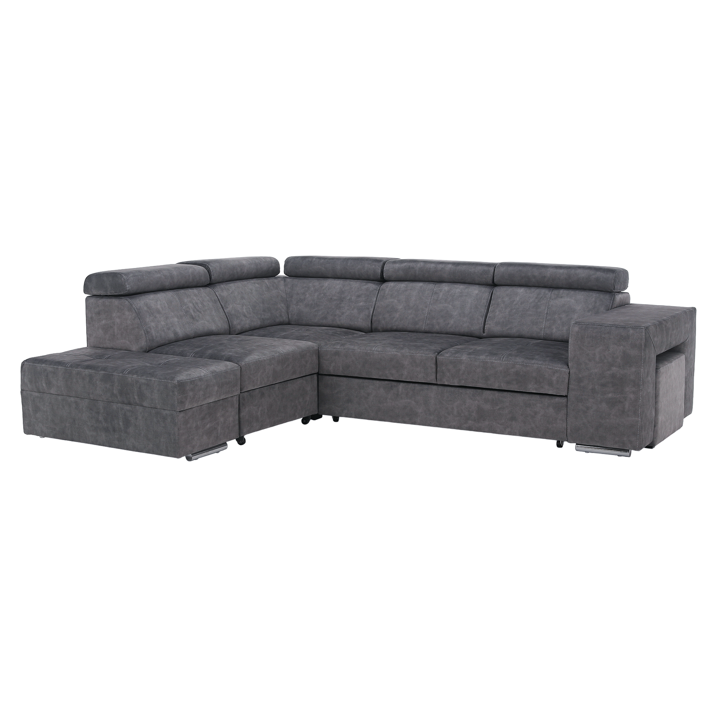 Set canapea, gri, pe stânga, MALAGA