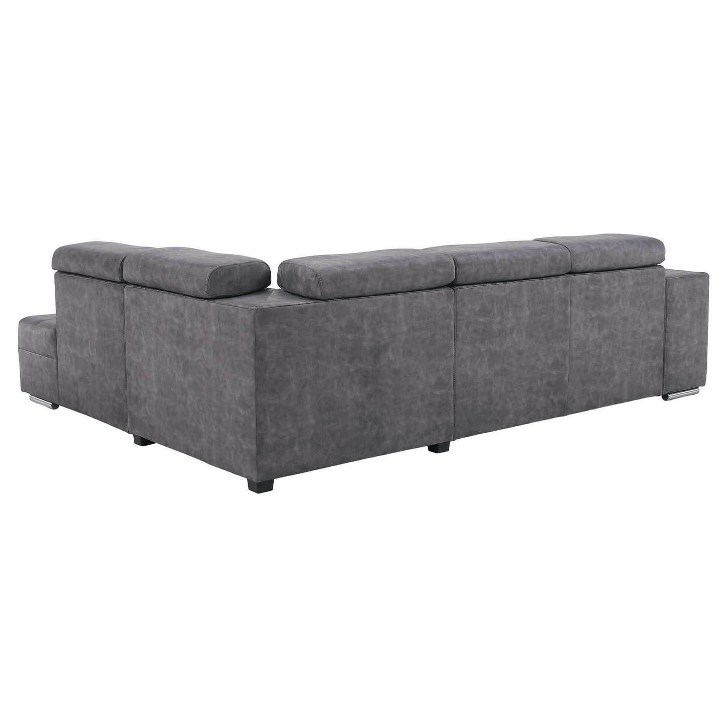 Set canapea, gri, pe dreapta, MALAGA