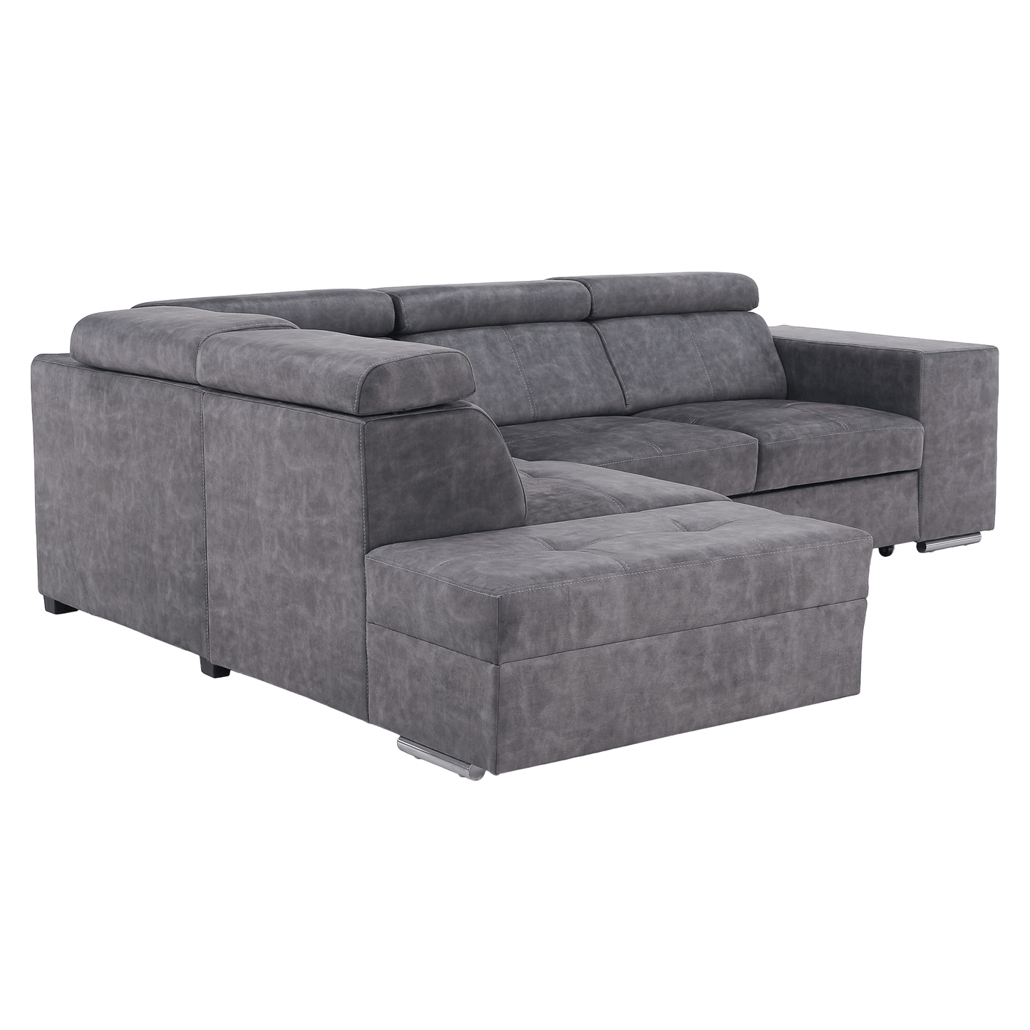 Set canapea, gri, pe stânga, MALAGA