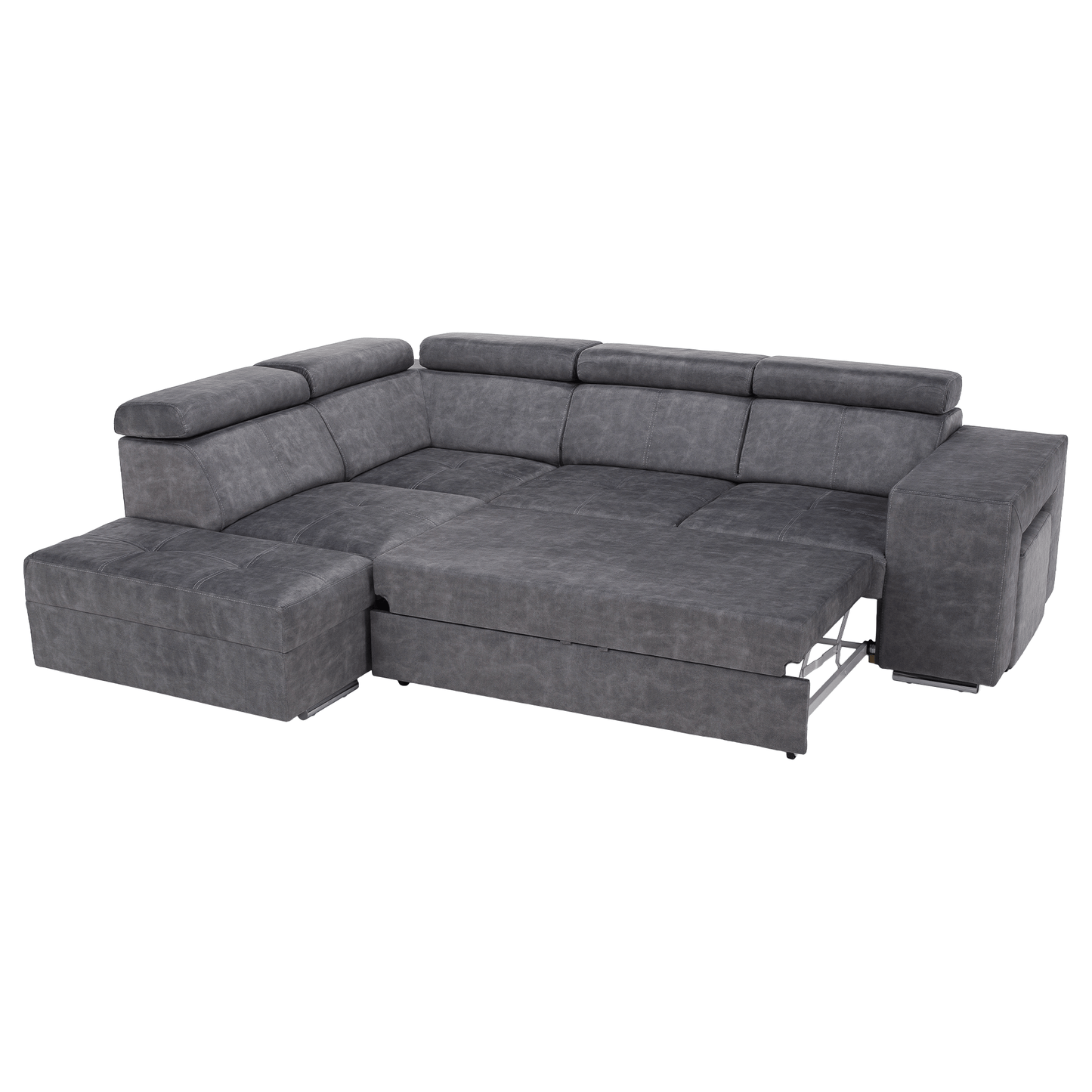 Set canapea, gri, pe stânga, MALAGA