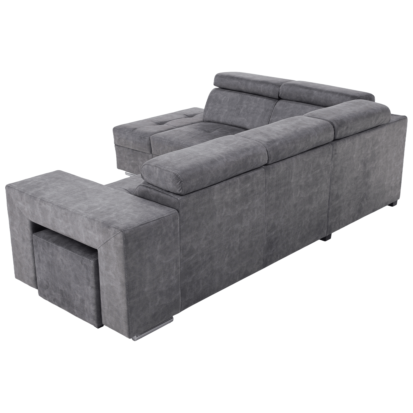 Set canapea, gri, pe stânga, MALAGA