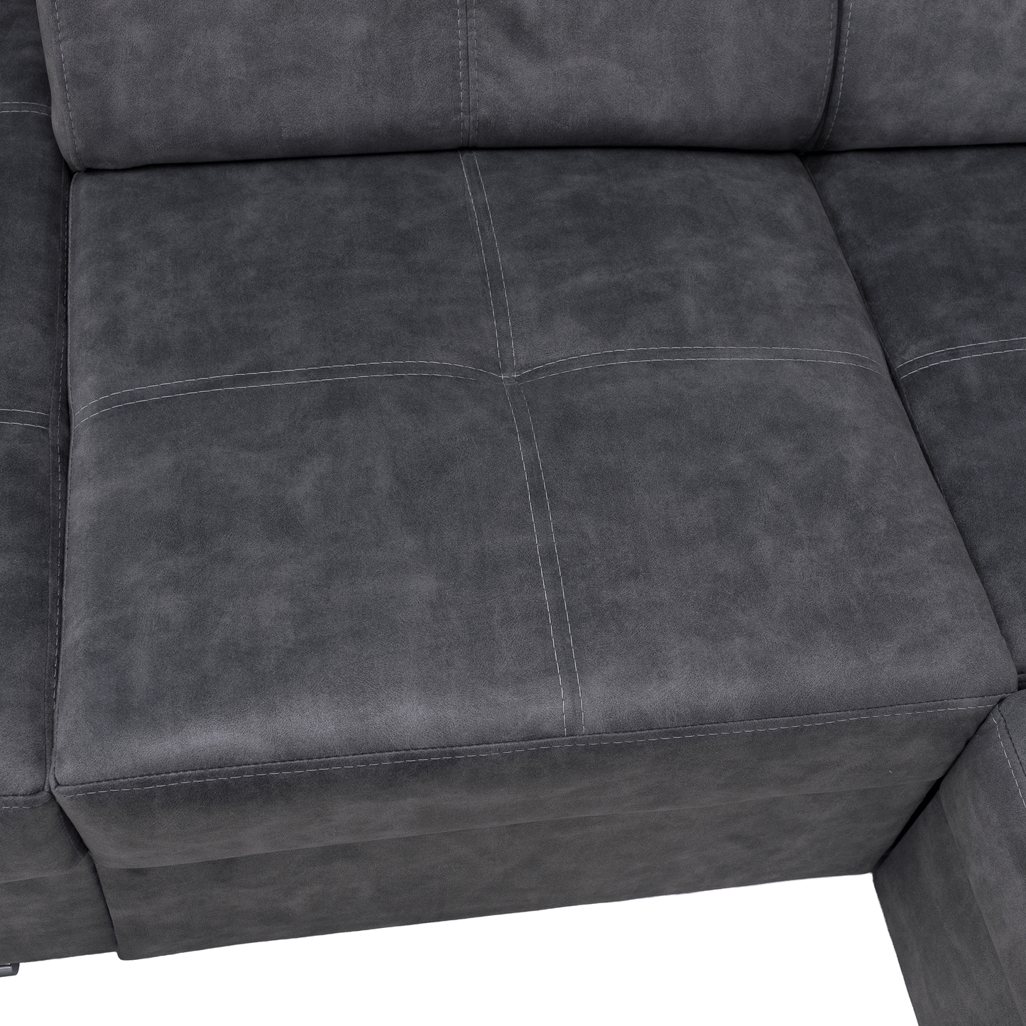 Set canapea, gri, pe stânga, MALAGA