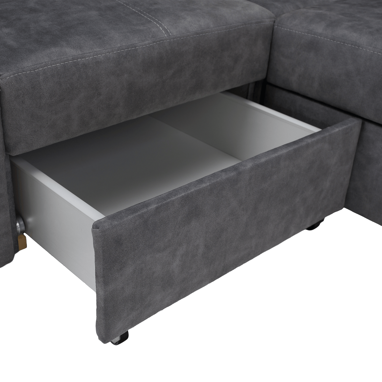 Set canapea, gri, pe stânga, MALAGA