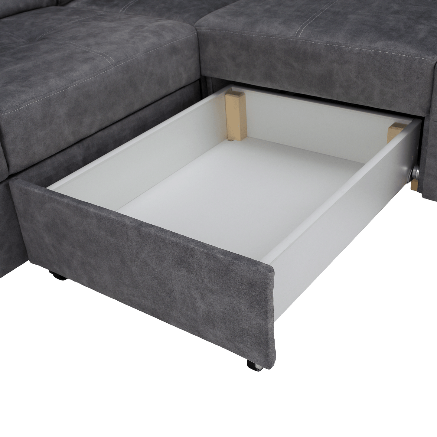 Set canapea, gri, pe dreapta, MALAGA