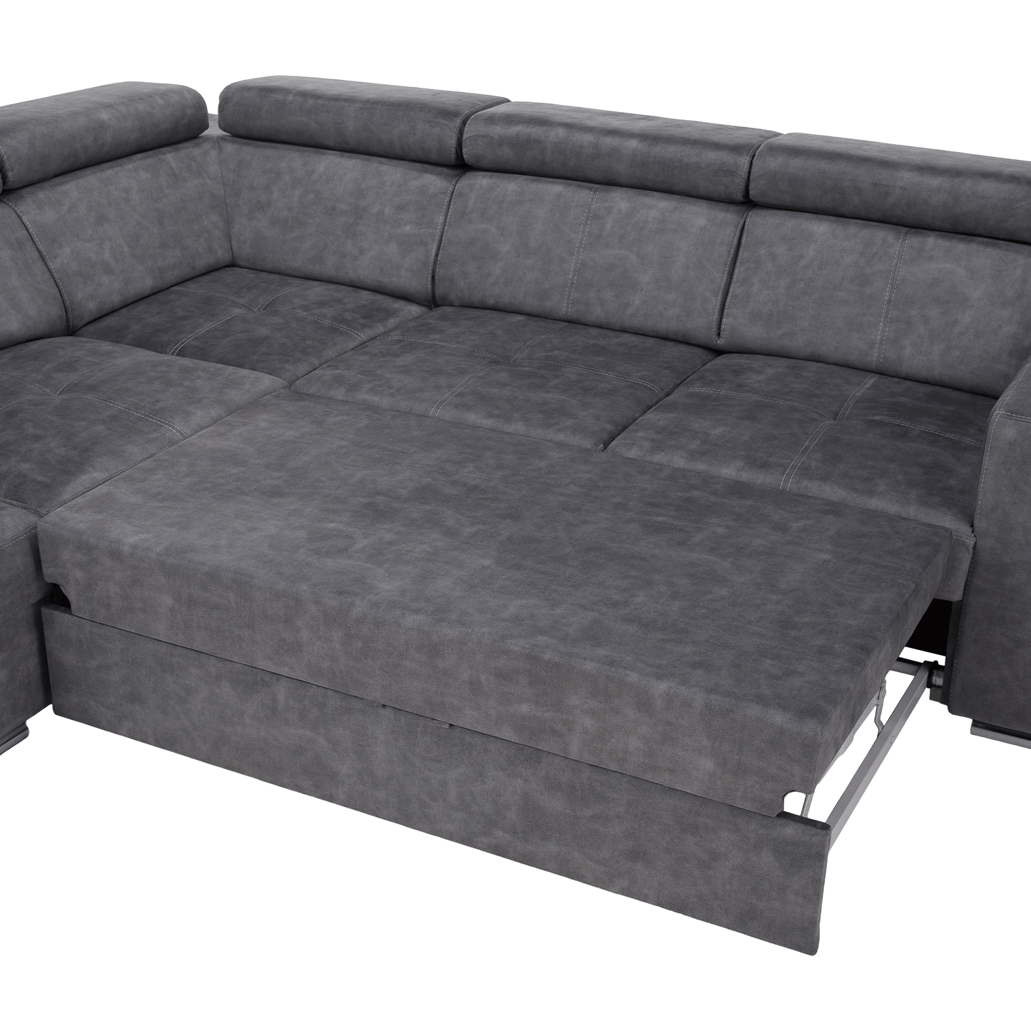 Set canapea, gri, pe stânga, MALAGA