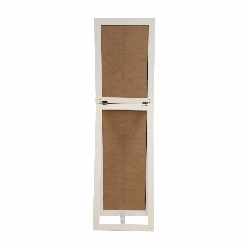 Oglindă, cadru din lemn culoarea smântânii, MALKIA TIP 12