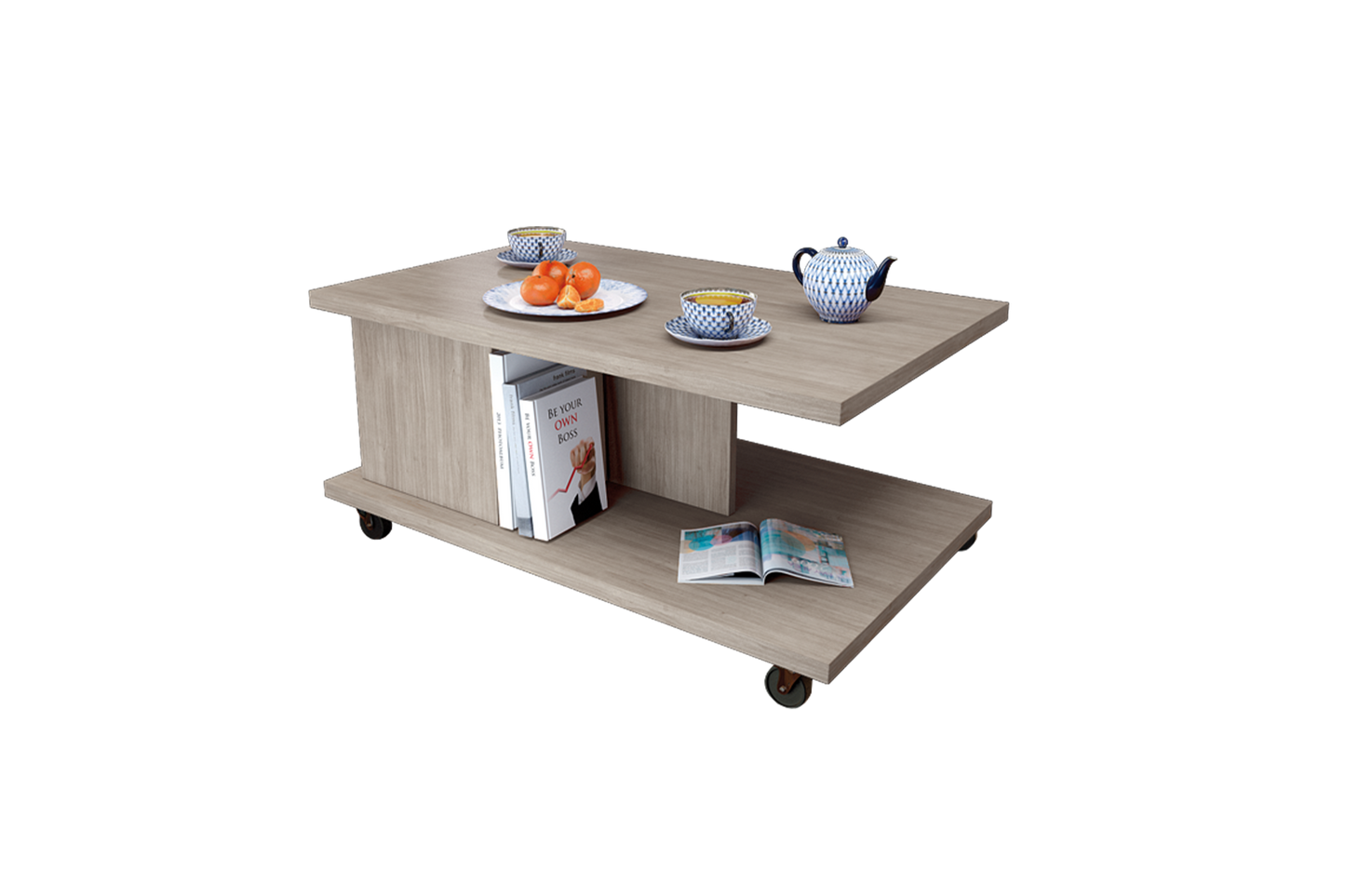 Măsuță de cafea Story L105 cu rotile - Gallery Image 1