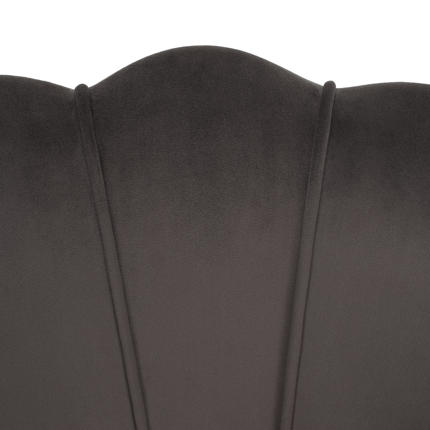 Fotoliu în stilul Art-deco, gri-maro ţesătură Velvet/gold crom auriu, NOBLEO