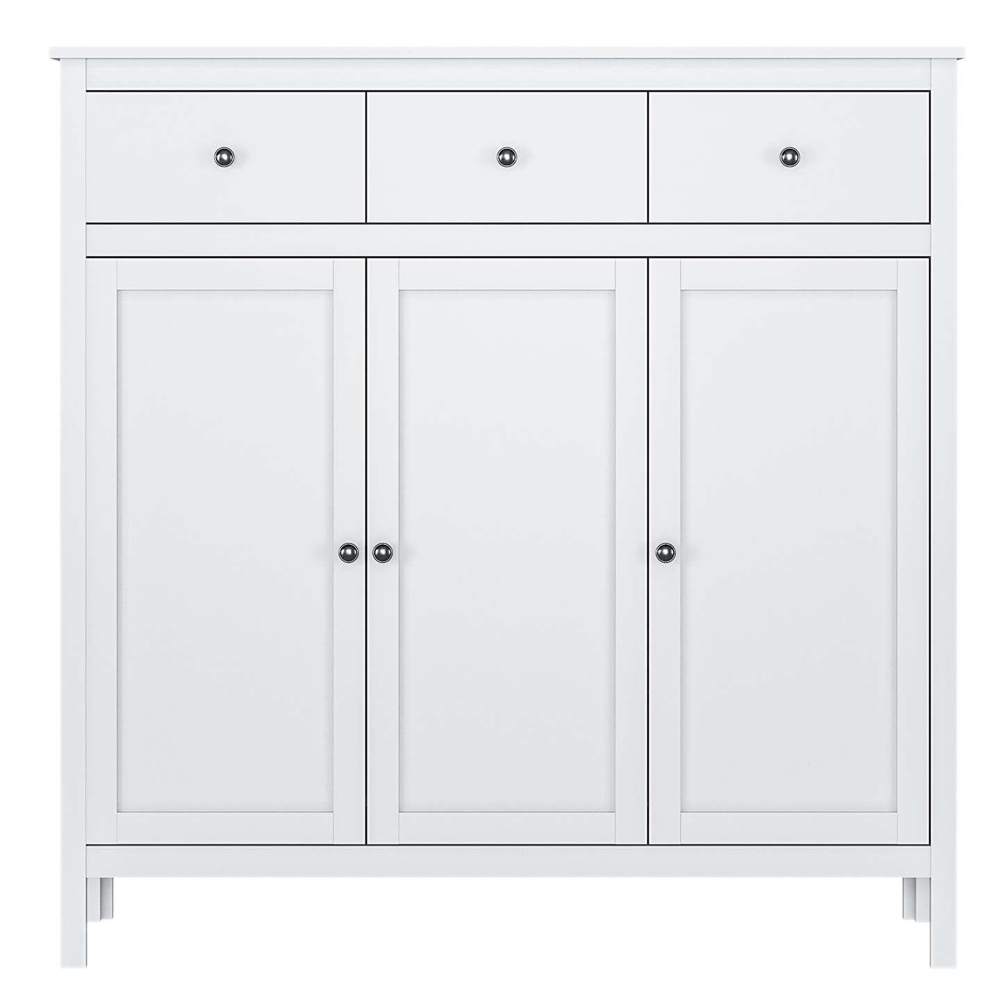 Comodă 3D3S, alb, OLJE