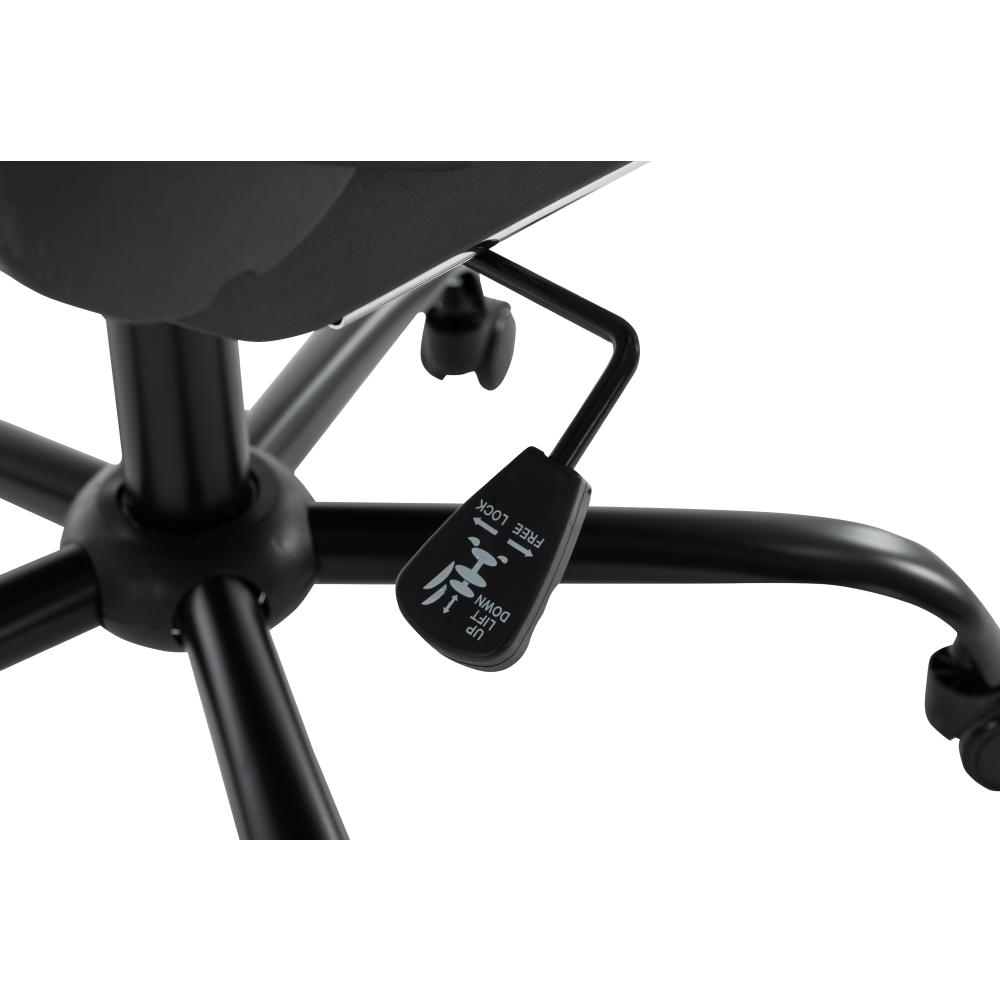 Scaun de birou/gaming, alb/negru, PAPIBAS