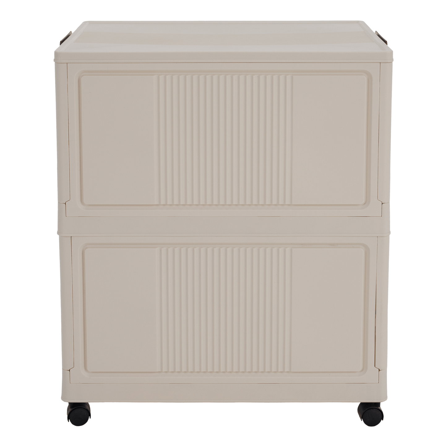 Dulap pliabil, alb/maro, plastic, POSA TYP 1