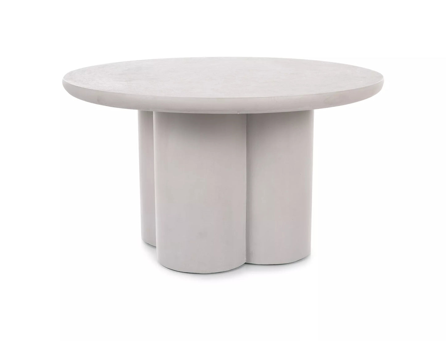 Masuta de cafea Rosalia, microciment, 80 x 45 cm, gri deschis