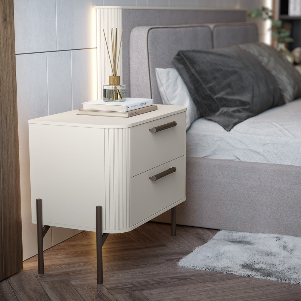 RONDO Noptiera 2 sertare NS2/ RO, 73 x 40 x 61 cm