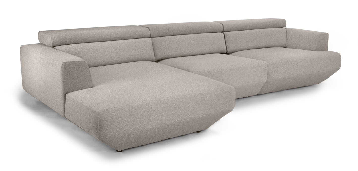 Colțar RUBINE cu 2 reclinere electrice