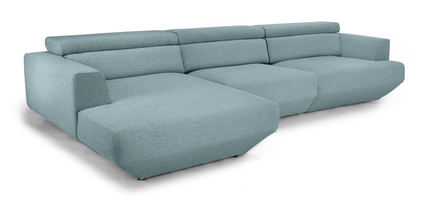 Colțar RUBINE cu 2 reclinere electrice