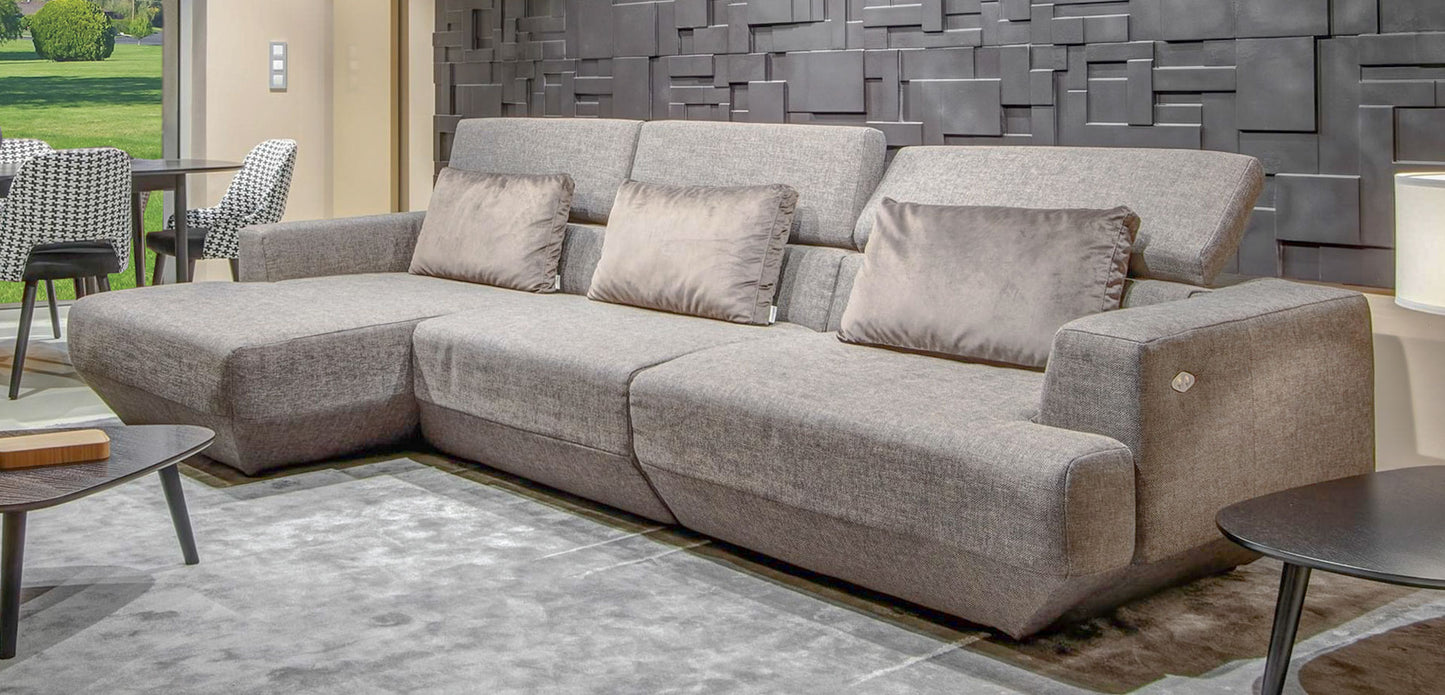 Colțar RUBINE cu 2 reclinere electrice