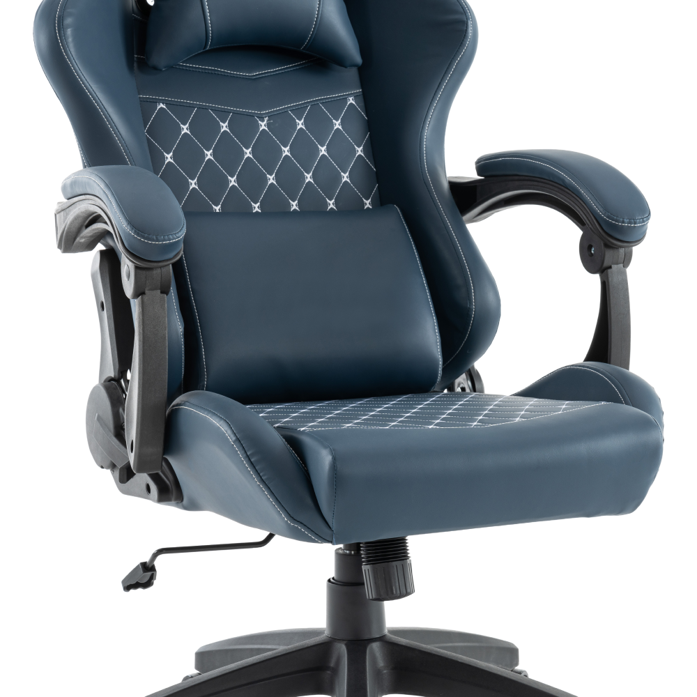 Scaun de birou/gaming, albastru, SAMIE