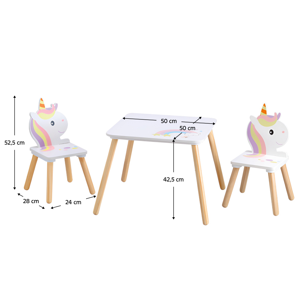 Set pentru copii 1+2, motiv unicorn, SAVER TYP 1