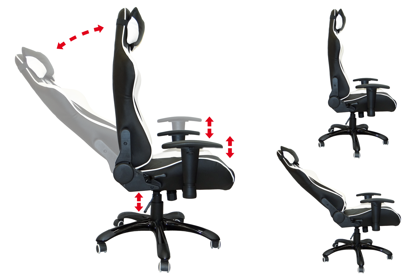 Scaun de birou gaming C961 - Gallery Image 2