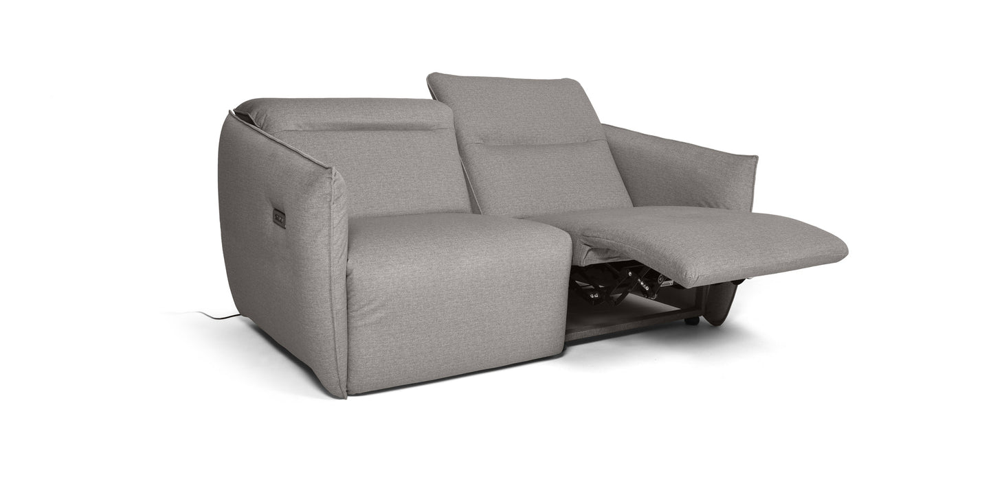 Canapea mare SENNA, 2 locuri, cu 2 reclinere electrice, 180 x 110 cm