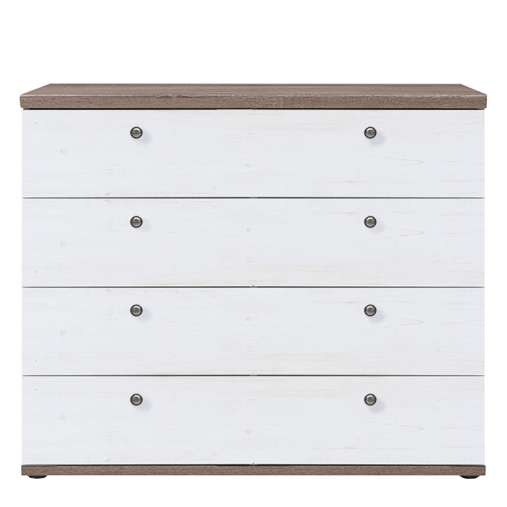 Comodă, pin canyon/stejar sonoma trufel , TEINA KOM4S