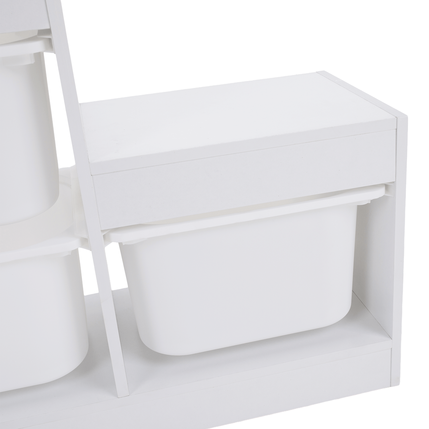 Raft piramidă, alb, TRINIS