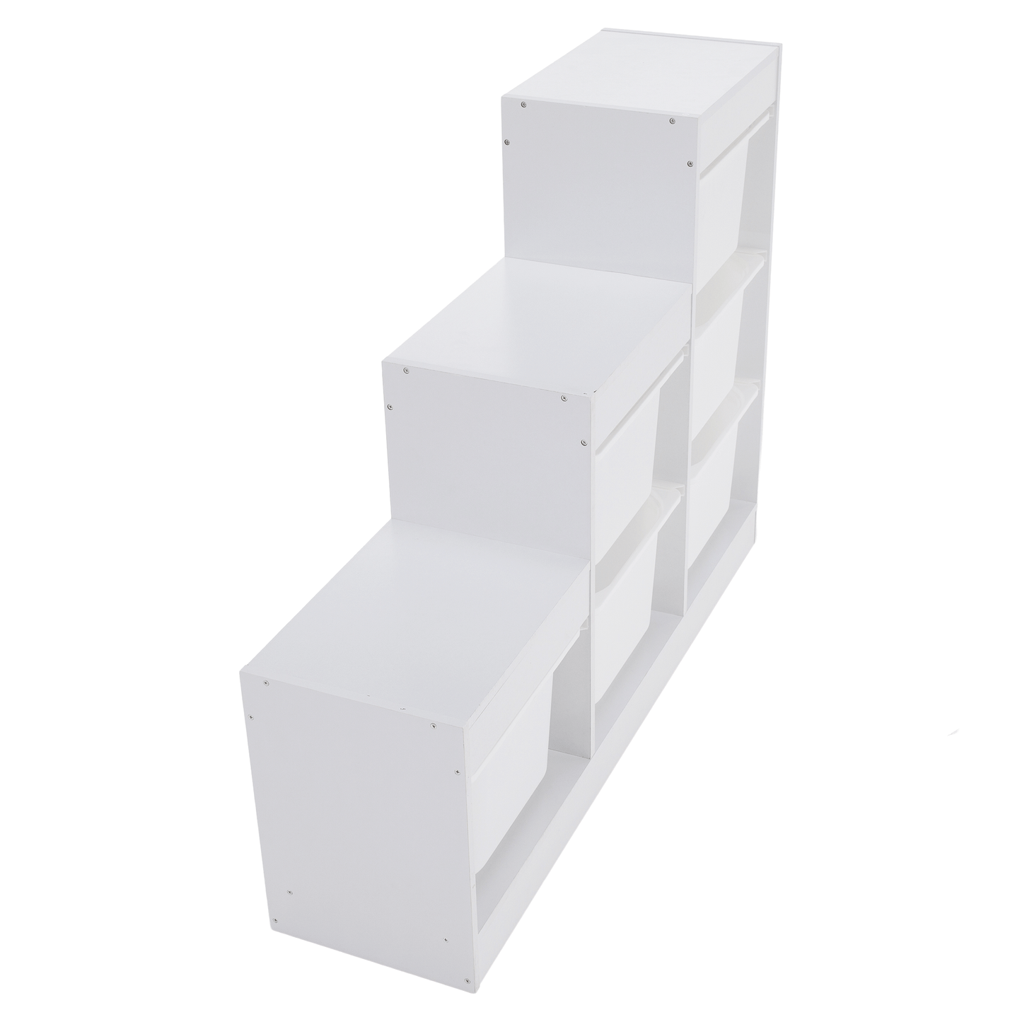 Raft piramidă, alb, TRINIS