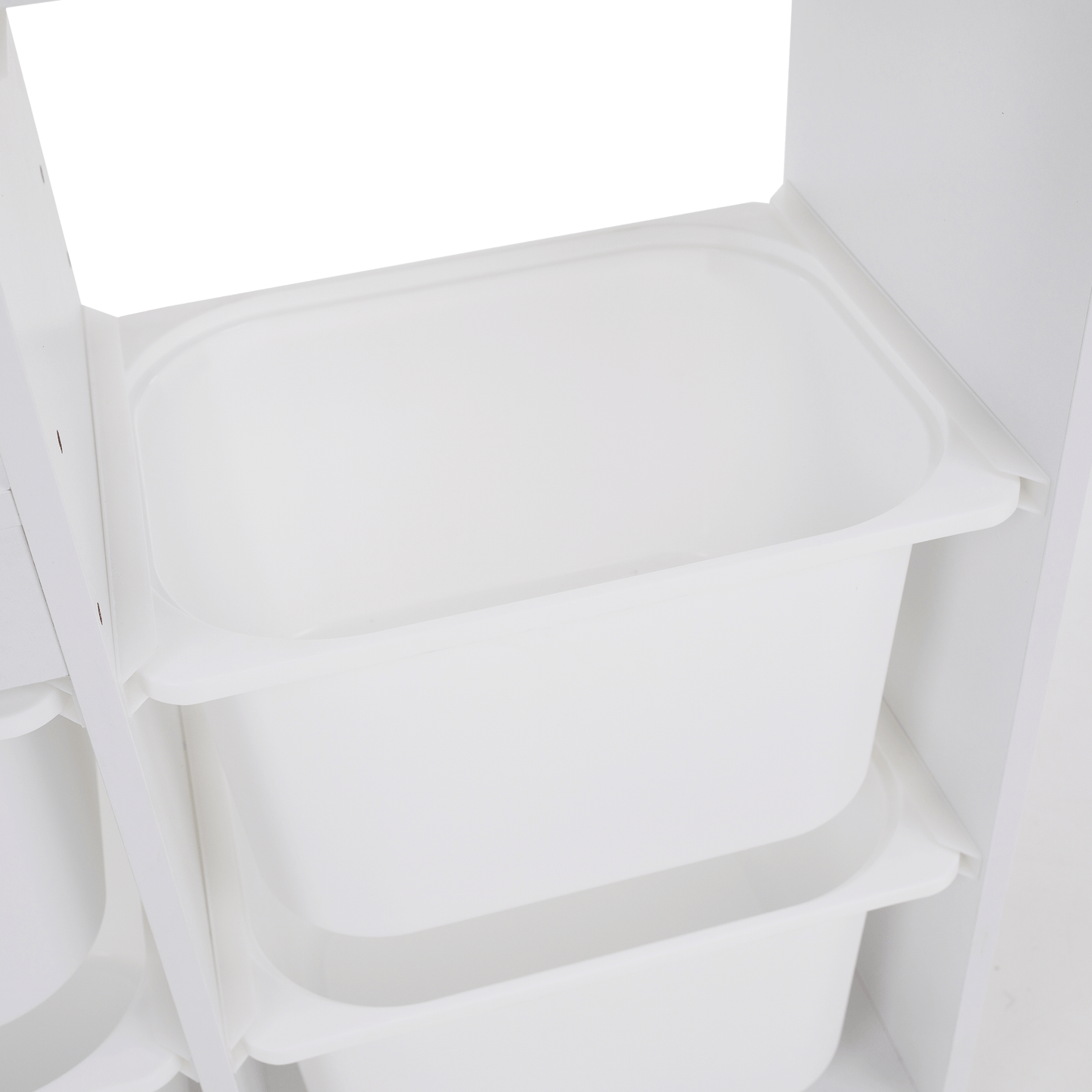 Raft piramidă, alb, TRINIS