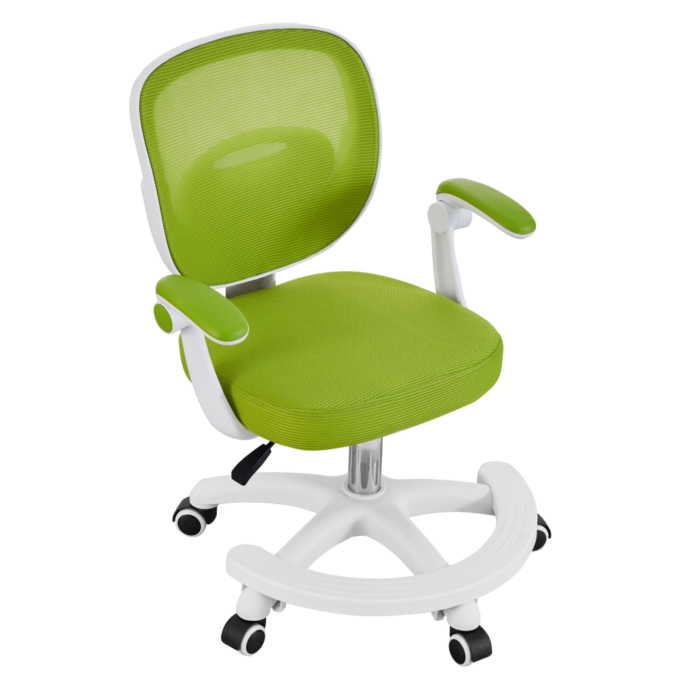 Scaun pivotant, verde/alb, TRIXI TYP 2