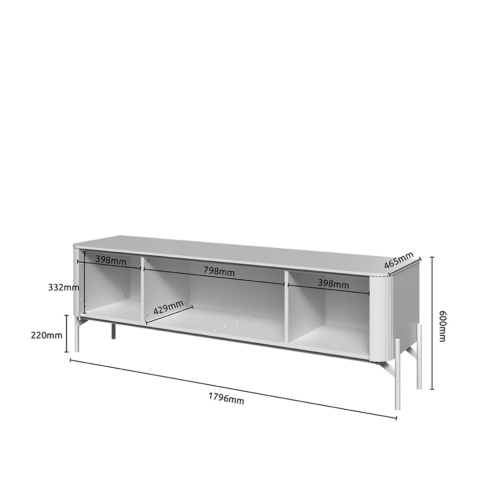 RONDO comoda TV 180-4K/ RO, 180 x 46 x 60 cm